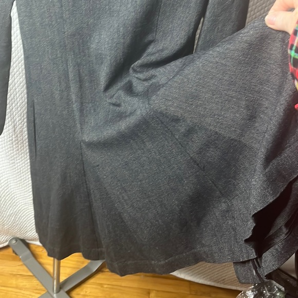 Hache Italian Wool dark coal grey Italian flair gathered skirted swing c… - Picture 15 of 16